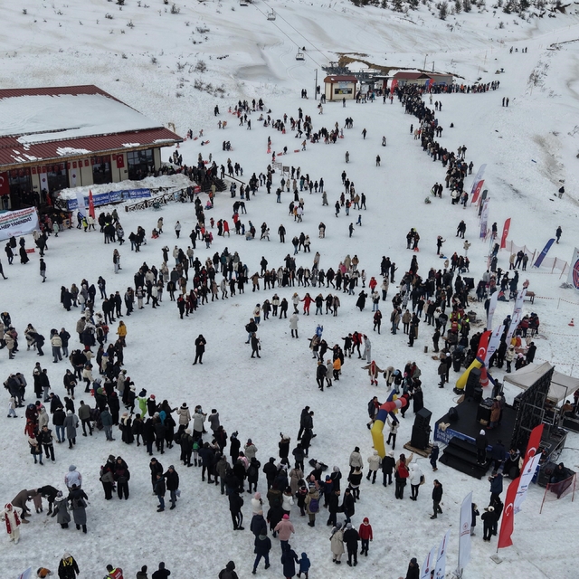 Keltepe Kayak Merkezinde kayak sezonu 50 gün sürdü