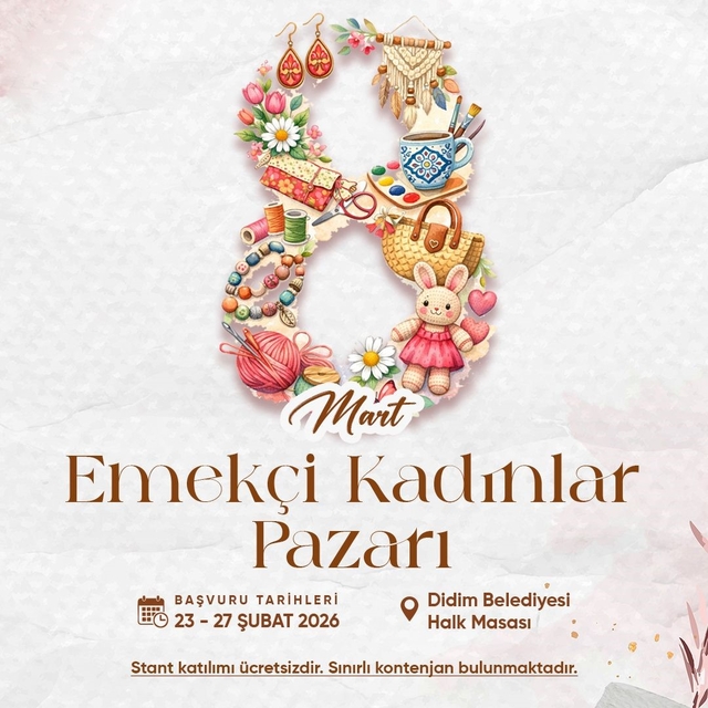 Didimli kadınlar ürünlerini halkla buluşturacak