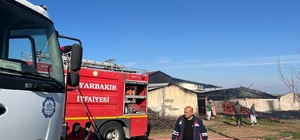 Diyarbakır'da plastik fabrikasında yangın