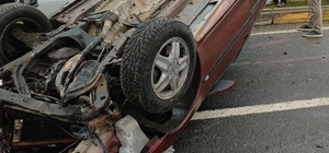 Bolu'da kontrolden çıkan otomobil takla attı: 1 yaralı