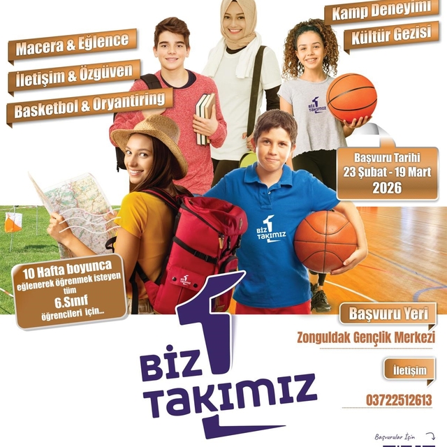 Gençlik ve Spor Bakanlığı'nın "Biz Bir Takımız Projesi" Zonguldak'ta başlıy...