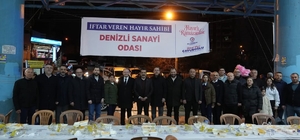 Denizli Sanayi Odasının iftar sofrası Fatih Mahallesi'nde kuruldu