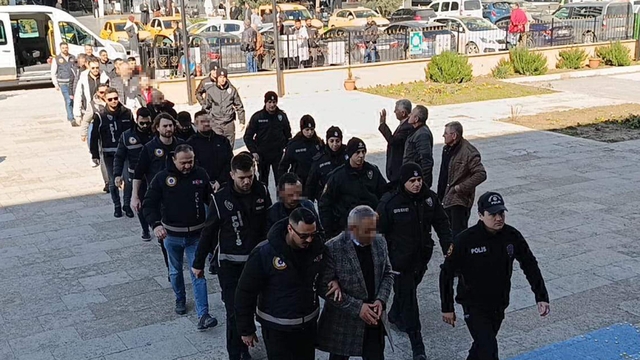 Edirne'de 'imar ruhsatında usulsüzlük' operasyonunda 12 şüpheli adliyede