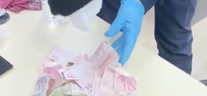 Dilencilik parasını çocuk bezine sakladılar