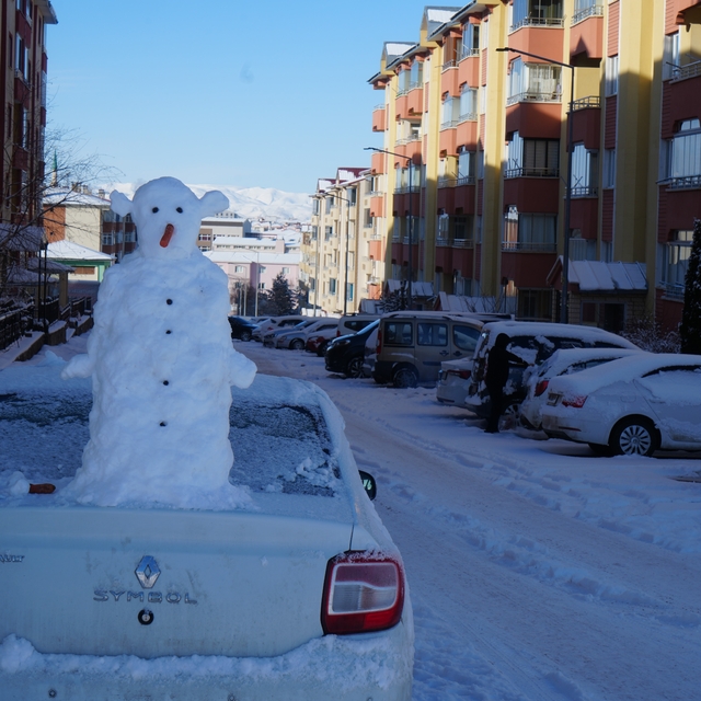Erzurum baharı beklerken kışı yaşıyor
