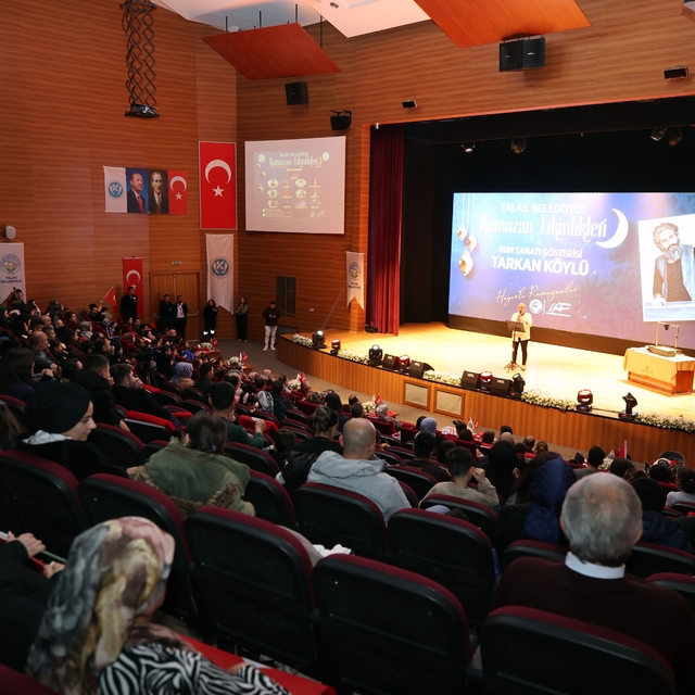 Talas'ta Ramazan sahnesi dolu dolu