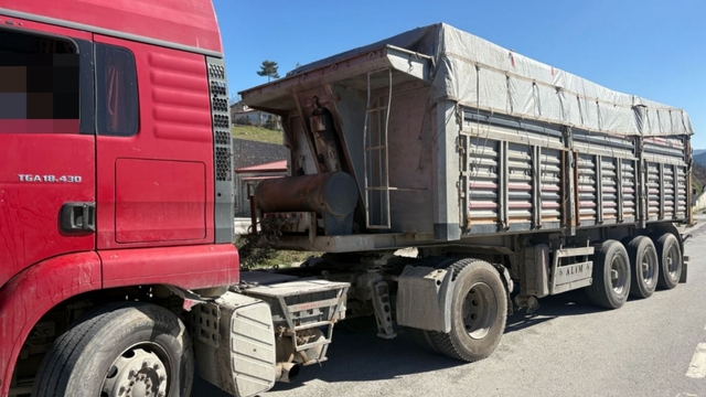 Denetim istasyonuna girmeyen çekicinin sürücüsüne 48 bin lira ceza