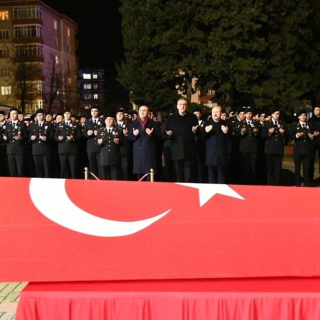 Hayatını kaybeden jandarma uzman çavuş için tören düzenlendi