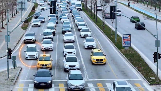 Gaziantep'te 'kaynak' yapan 694 araç sürücüye 864 bin TL ceza