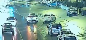 Kaldırıma çıkarak polisten kaçan aday sürücünün ehliyeti iptal edildi