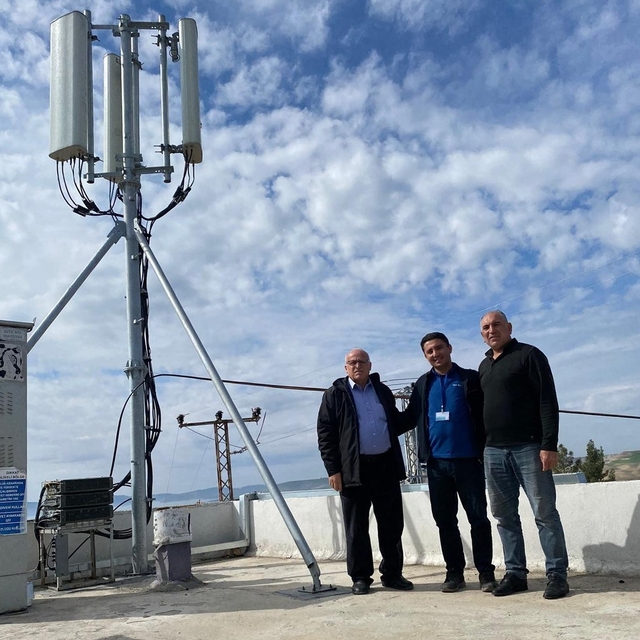 Adıyaman'da Kırmacık köyüne baz istasyonu kuruldu