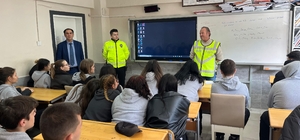 Çan Emniyeti'nden 442 öğrenciye güvenli sürüş eğitimi