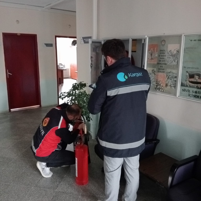 Kastamonu'da 2025 yılında 81 kamu binası yangın risklerine karşı denetlendi