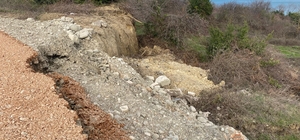 Sinop'ta heyelan sonrası evlerine su ulaşmayan vatandaşlardan tepki