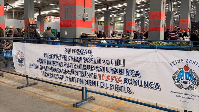Başkan Güray Yüksel, kadına saygısızlığı affetmedi
Esnaf kötü davrandı, Başkan cezayı kesti