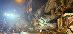 Kontrollü yıkımda çöken binada canlı izine rastlanmadı