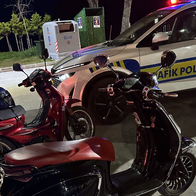 Ordu'da 3 motosiklete 128 bin 814 liralık ceza