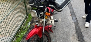 Bilecik'te hafif ticari araç ile motosiklet çarpıştı; 1 yaralı