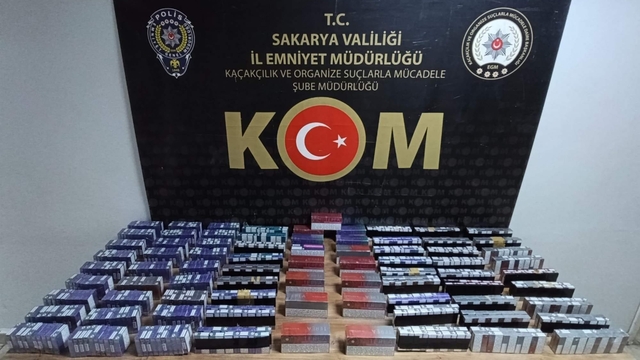 Sakarya'da 16 bin kaçak elektronik sigara ele geçirildi; 2 gözaltı