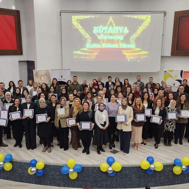 Kütahya'da eTwinning başarı ödül töreni düzenlendi