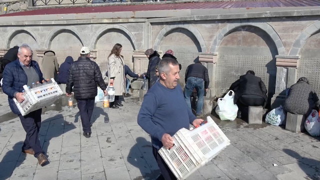 Erzincanlılar oruçlarını ‘ekşisu’ ile açıyor