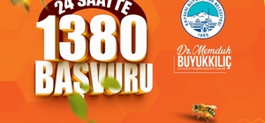 Büyükşehir'in Arılar Çoğalsın Bereket Katlansın Projesi'ne yoğun ilgi: 24 s...