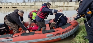 Eski Edirne Belediye Başkanı Hamit Sedefçi botla bahçesinden tahliye edildi...