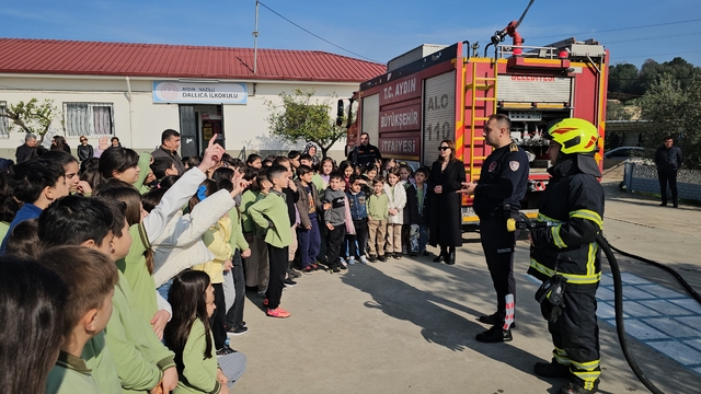 Nazilli'de öğrencilere 'Ormanları Koruma, Afet ve Yangın Eğitimi' verildi