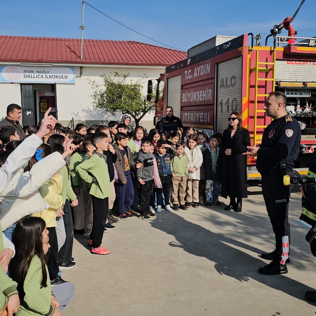 Nazilli'de öğrencilere 'Ormanları Koruma, Afet ve Yangın Eğitimi' verildi