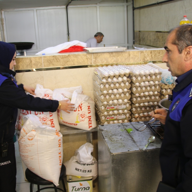 Tatlıcılarda Ramazan denetimi