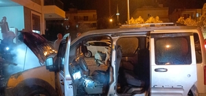 Gazipaşa'da araç yangını