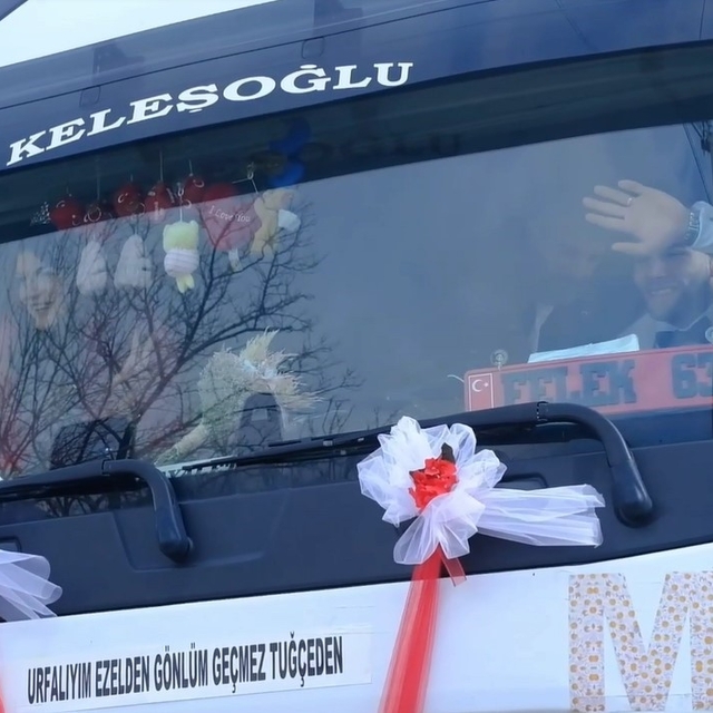 Gelini evinden tırı ile aldı