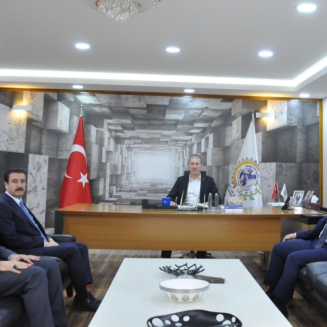 Siirt TSO defterdarlık heyetini kabul etti