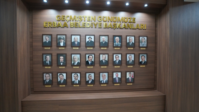 Erbaa Belediyesi'nin yönetim tarihi tek panoda toplandı