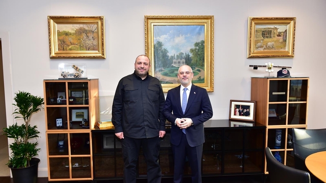 Akif Çağatay Kılıç, Ukrayna Ulusal Güvenlik ve Savunma Konseyi Sekreteri Umerov ile görüştü