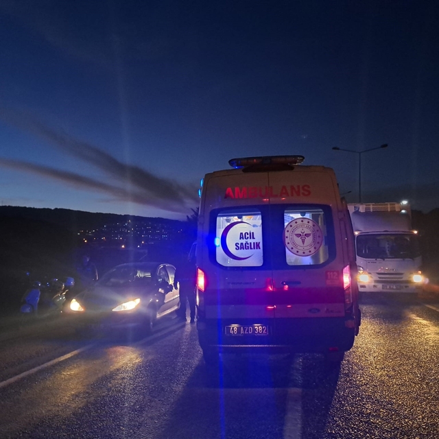 Menteşe'de motosiklet kazası: 2 yaralı