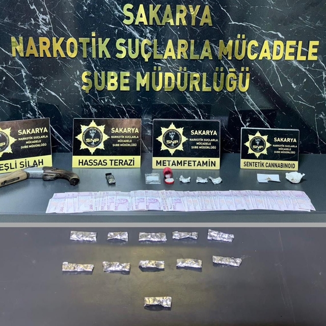Sakarya'da uyuşturucu operasyonunda 2 zanlı tutuklandı