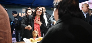 Başkan Çerçioğlu Söke'de kurulan iftar sofrasında vatandaşlarla buluştu