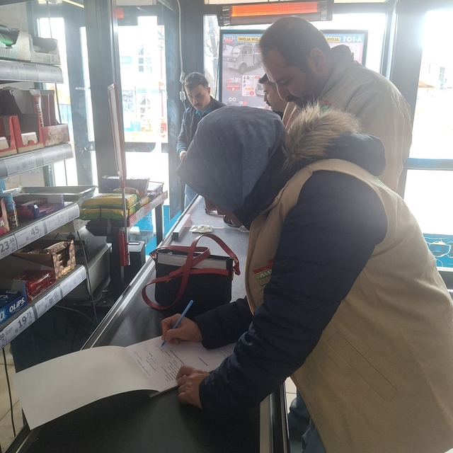 Otlukbeli'nde gıda denetimi yapıldı