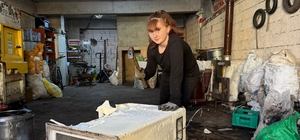 Genç sporcu geri dönüşüm atölyesinde geleceğini şekillendiriyor