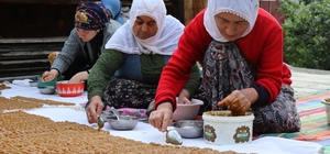Asırlık kış lezzeti; keş tatlısı yazın hazırlanıp kışın sofralara geliyor
