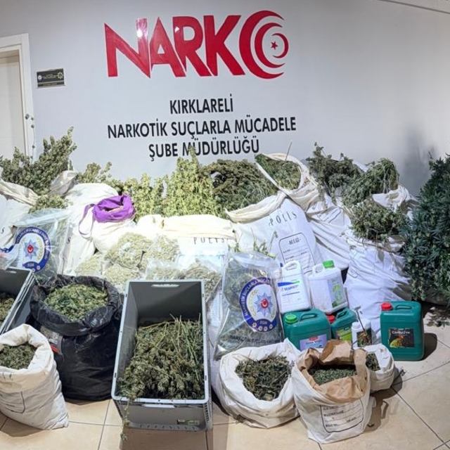 Kırklareli'nde geçen yıl uyuşturucu operasyonlarında 89 zanlı tutuklandı