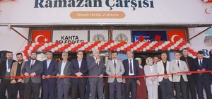 Kahta'da Ramazan Çarşısı'nın resmi açılışı gerçekleştirildi
