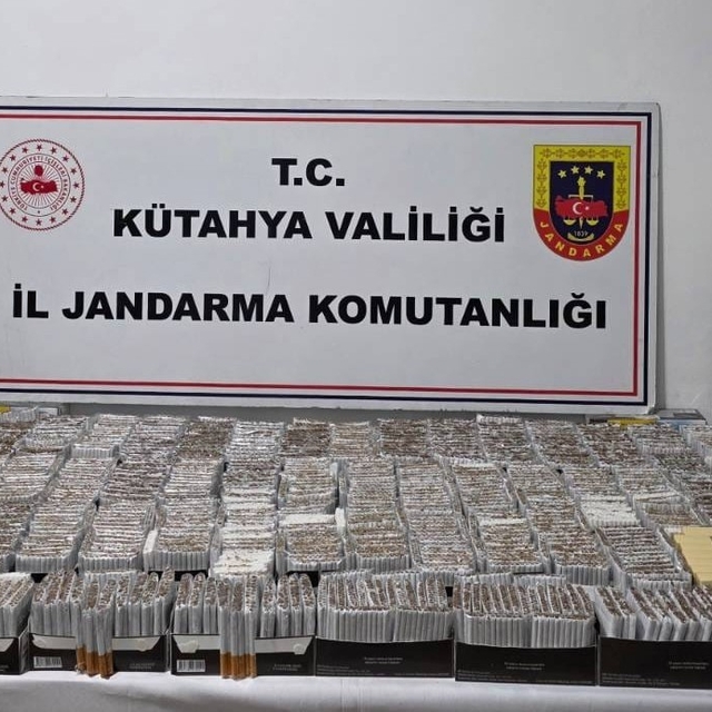 Kütahya'da jandarmadan kaçakçılık operasyonu
