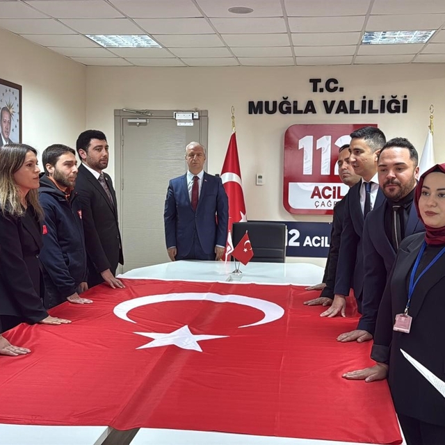 Muğla 112 Acil Çağrı Merkezi'nde yemin heyecanı