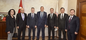 Trabzon Defterdarı Ramazan Yaşar'dan TTSO'ya ziyaret