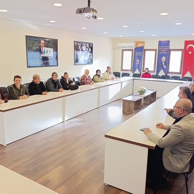 AK Parti Beypazarı İlçe Başkanlığı haftalık olağan toplantısını yaptı