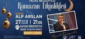 Talas'ın Ramazan etkinliklerinde bu hafta sonu