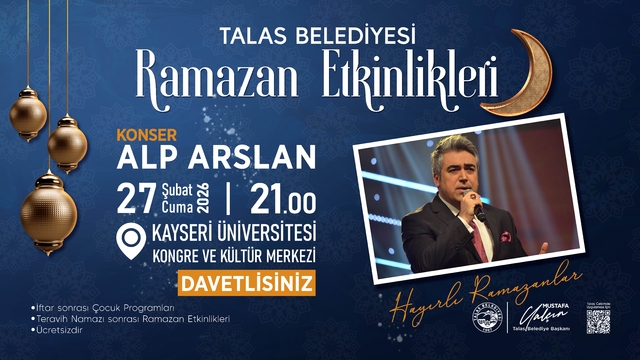 Talas'ın Ramazan etkinliklerinde bu hafta sonu