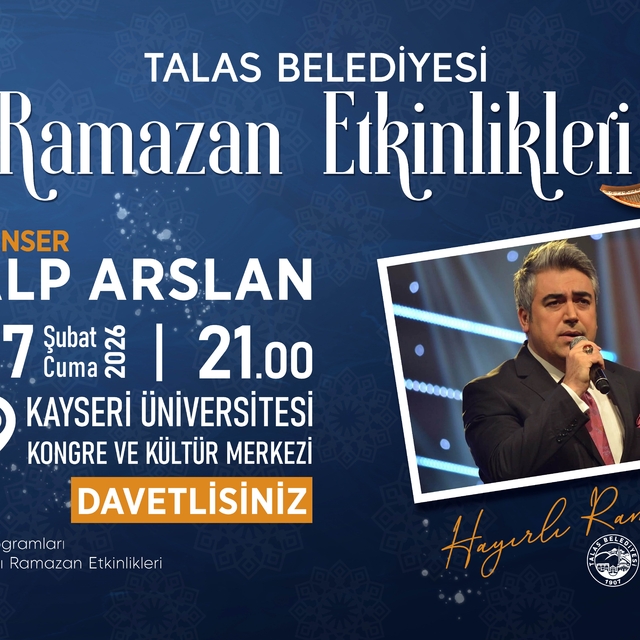 Talas'ın Ramazan etkinliklerinde bu hafta sonu